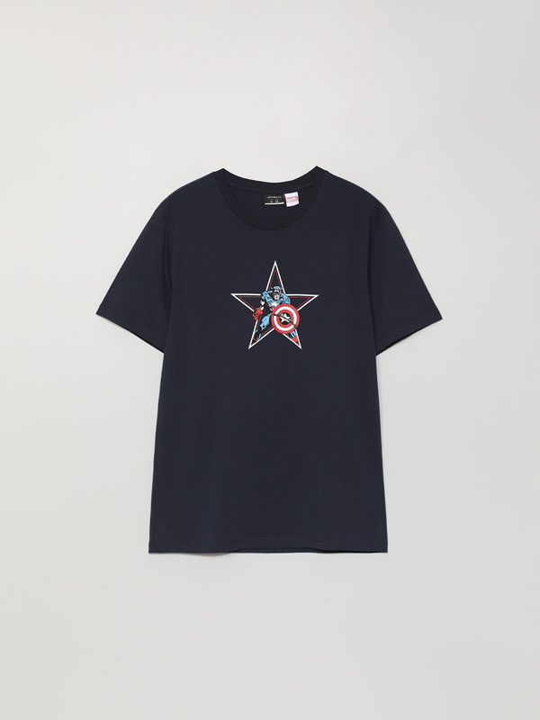 T-shirt estampada Capitão América ©MARVEL