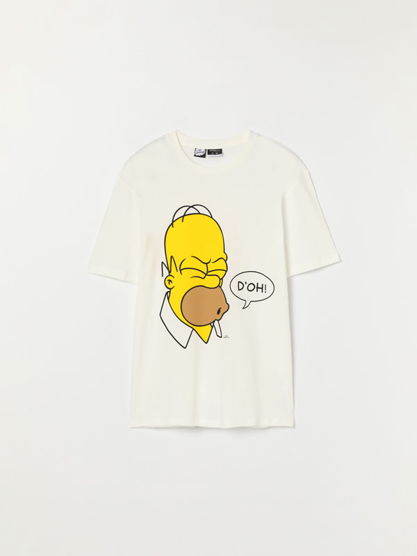 Kamiseta The Simpsons™ maxiprint estanpatuarekin