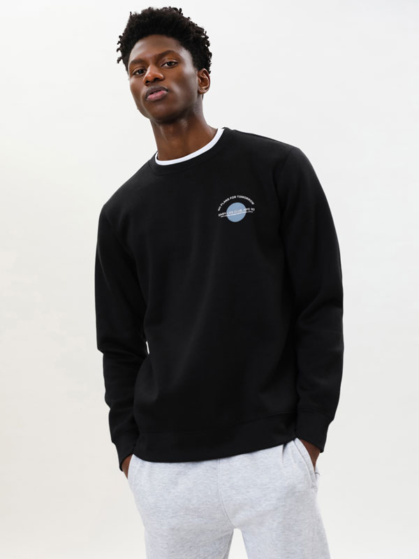 sudaderas sin capucha hombre