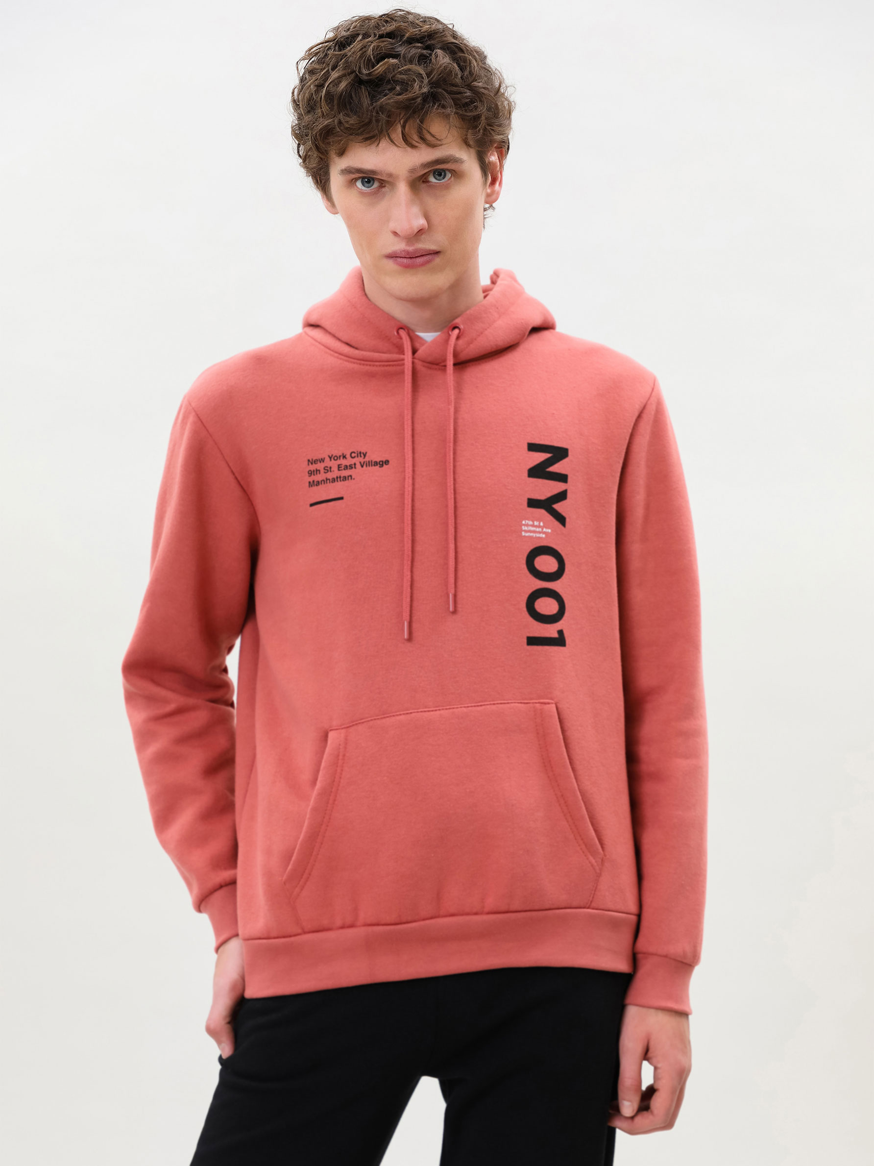 Sudadera estampada con capucha - - | Lefties España (Canarias)