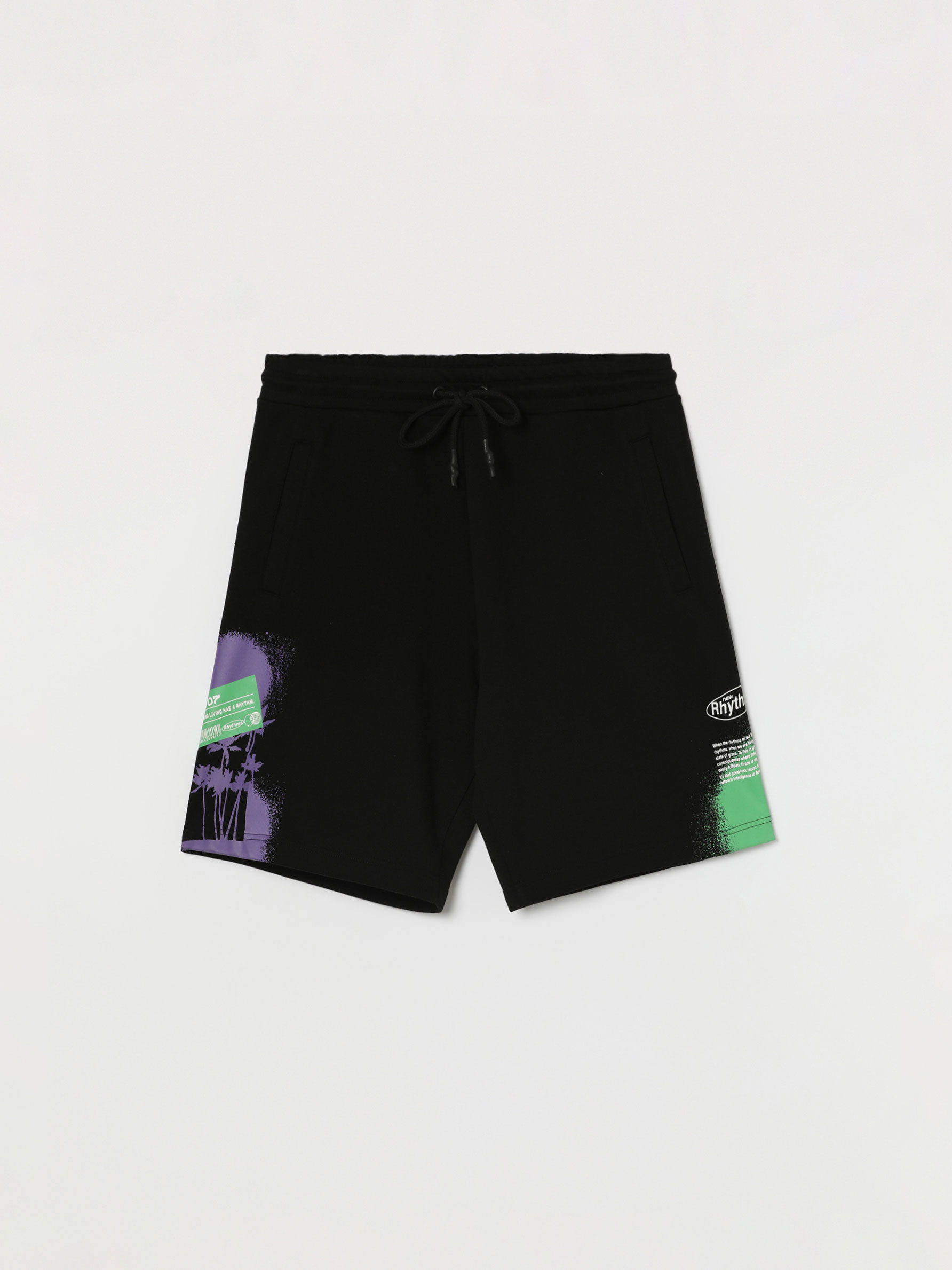 Printed jogging Bermuda shorts - Jogger 