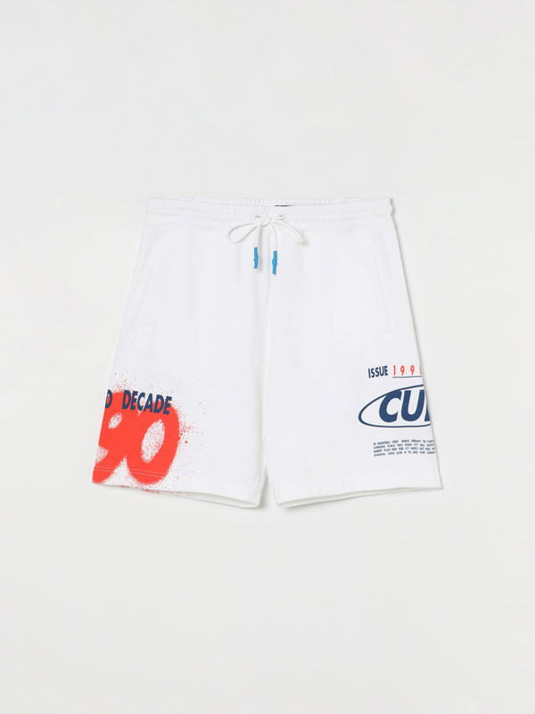 Bermuda jogger estampada - - | Lefties Mexico