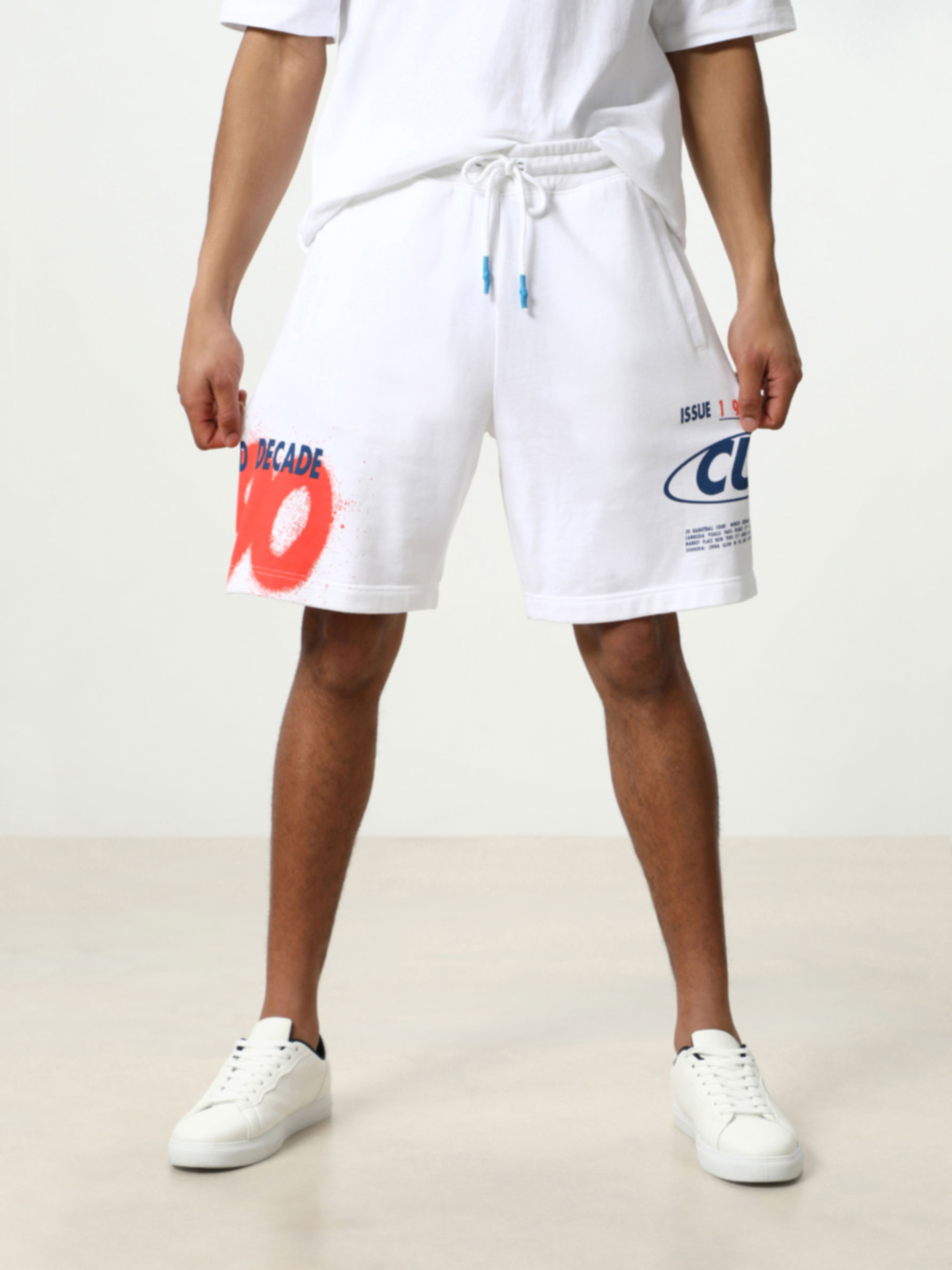 Printed jogging Bermuda shorts - Jogger 