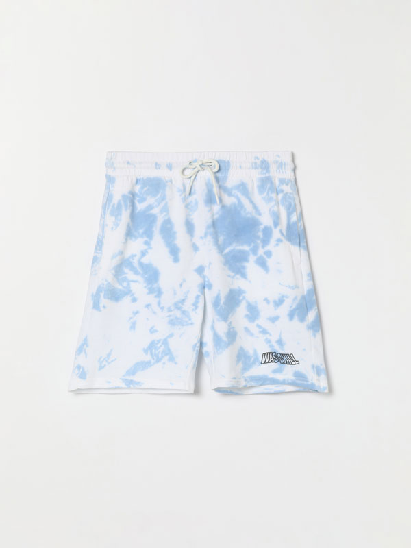 Tie-dye jogging Bermuda shorts - Jogger 