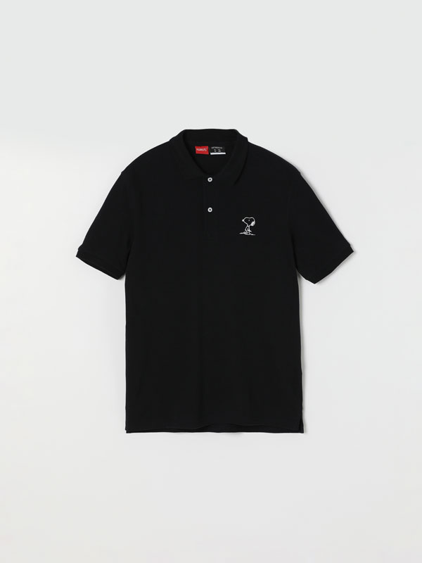 Embroidered Snoopy Peanuts™ polo shirt