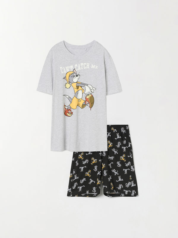 Short pyjama set with a Tom&Jerry © &™ WBEI print