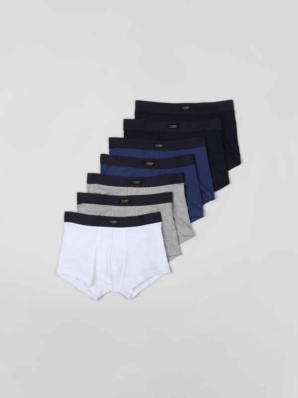 7-pack of basic boxers