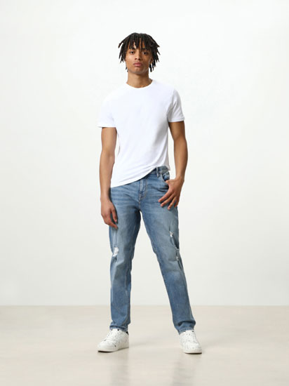 Vaqueros confort slim de hombre | Lefties Nueva Colección