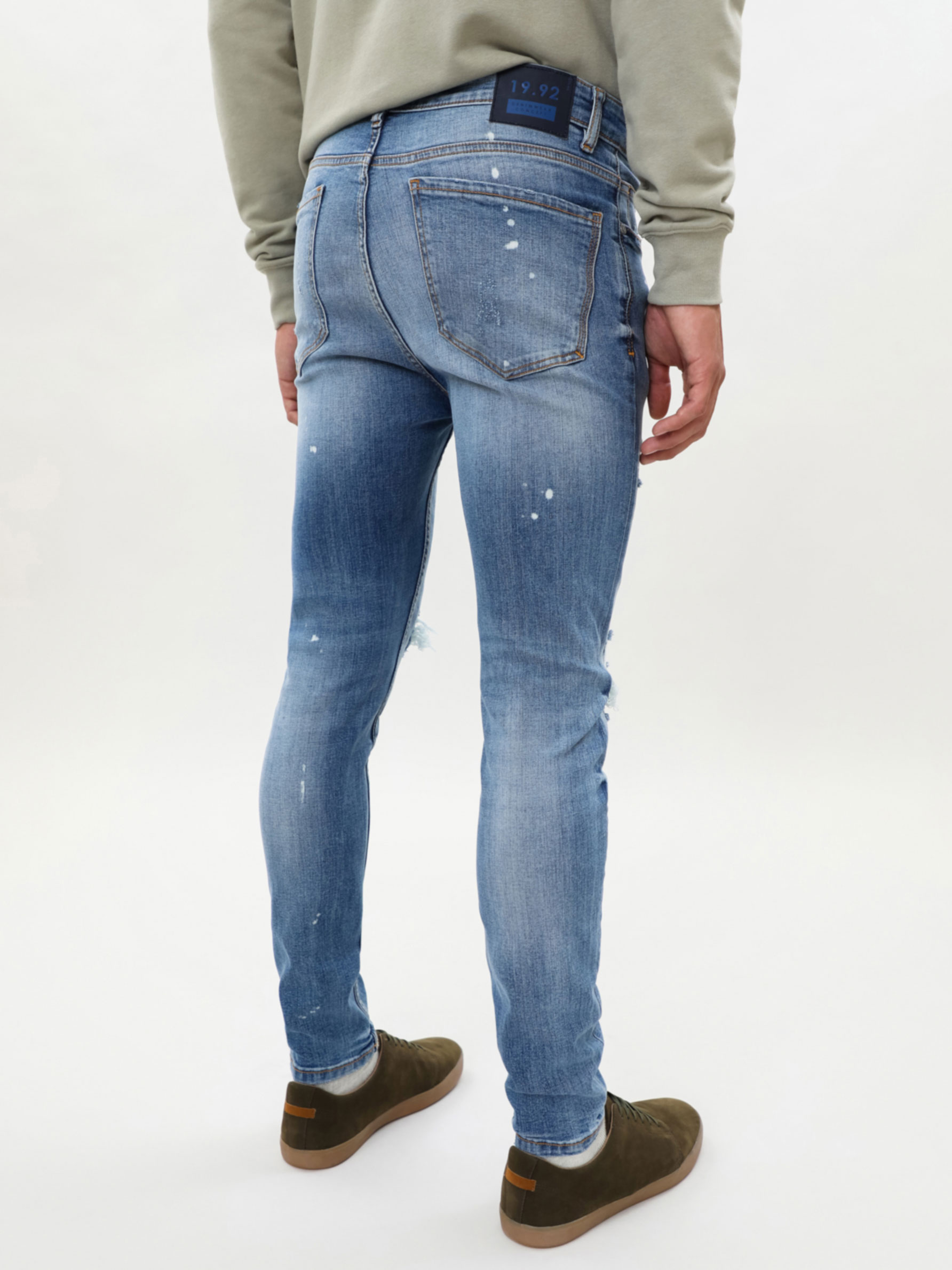 Jeans skinny con rotos - JEANS - TODA LA COLECCIÓN - HOMBRE - | Lefties  Mexico