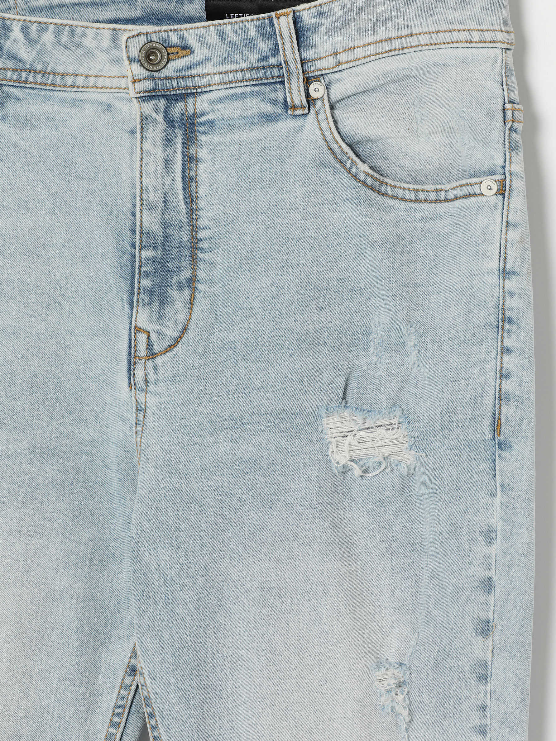 Frayed skinny carrot fit jeans - Skinny 