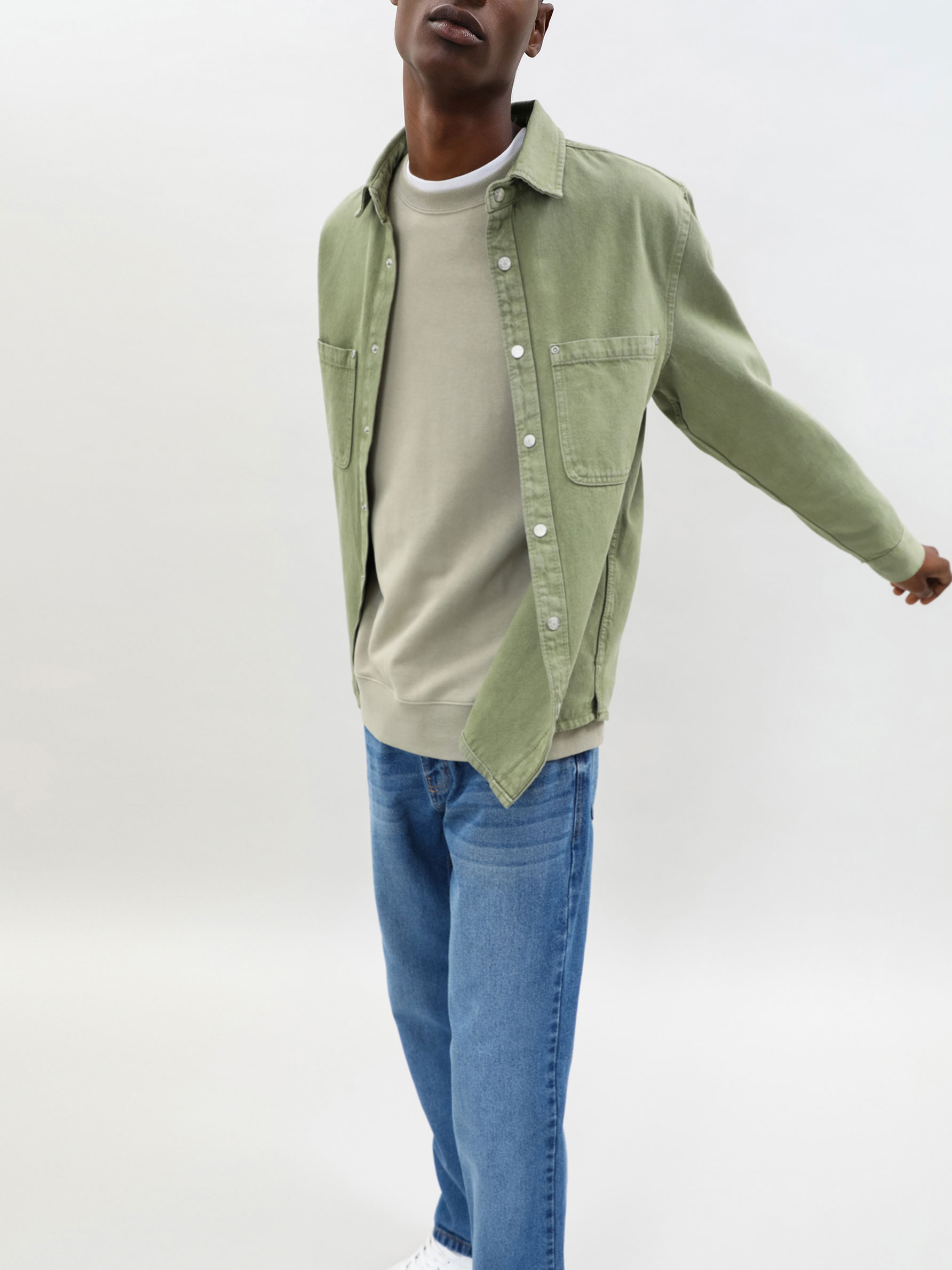 Denim overshirt - Basic Shirts - SHIRTS 