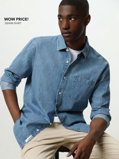 Denim Shirts - DENIM - THE ENTIRE 