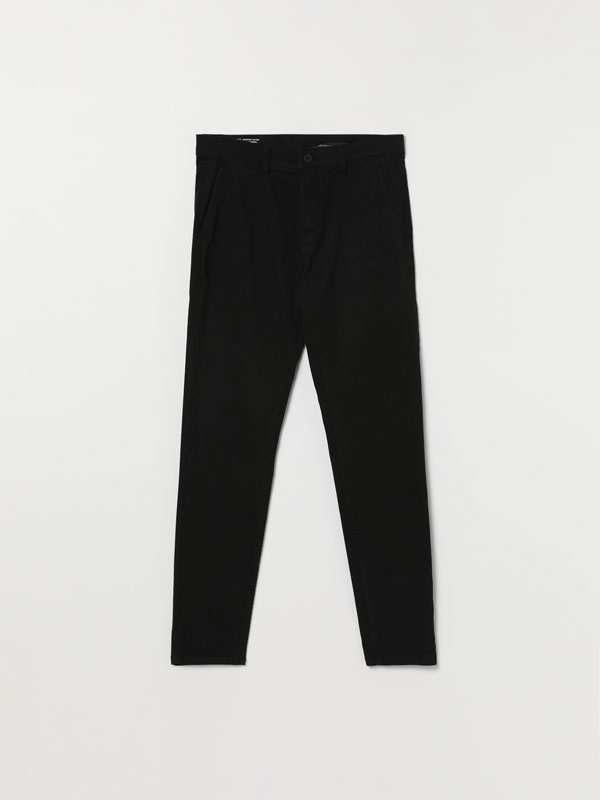 Comfort skinny fit chino trousers