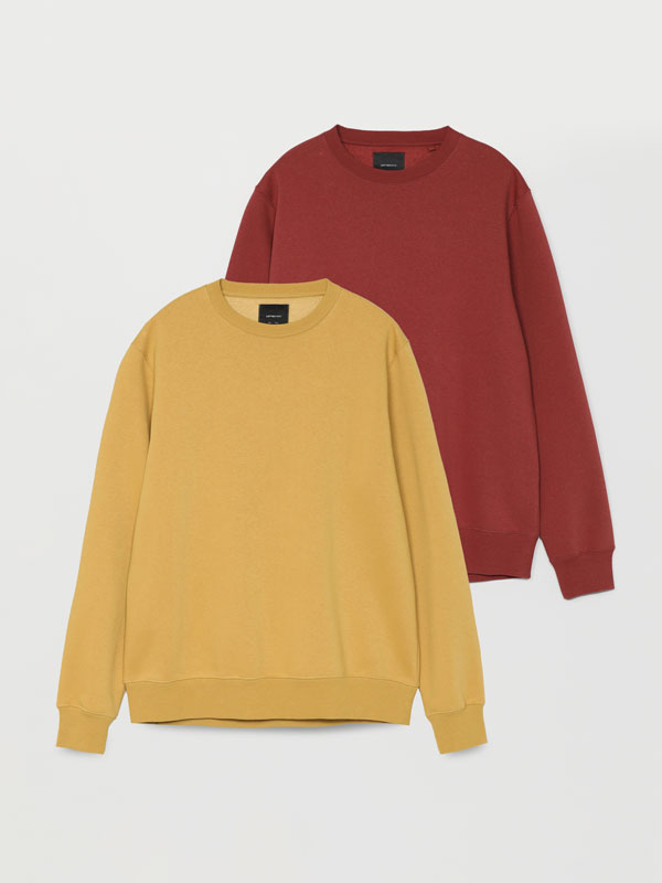 Pack of 2 basic sweatshirts