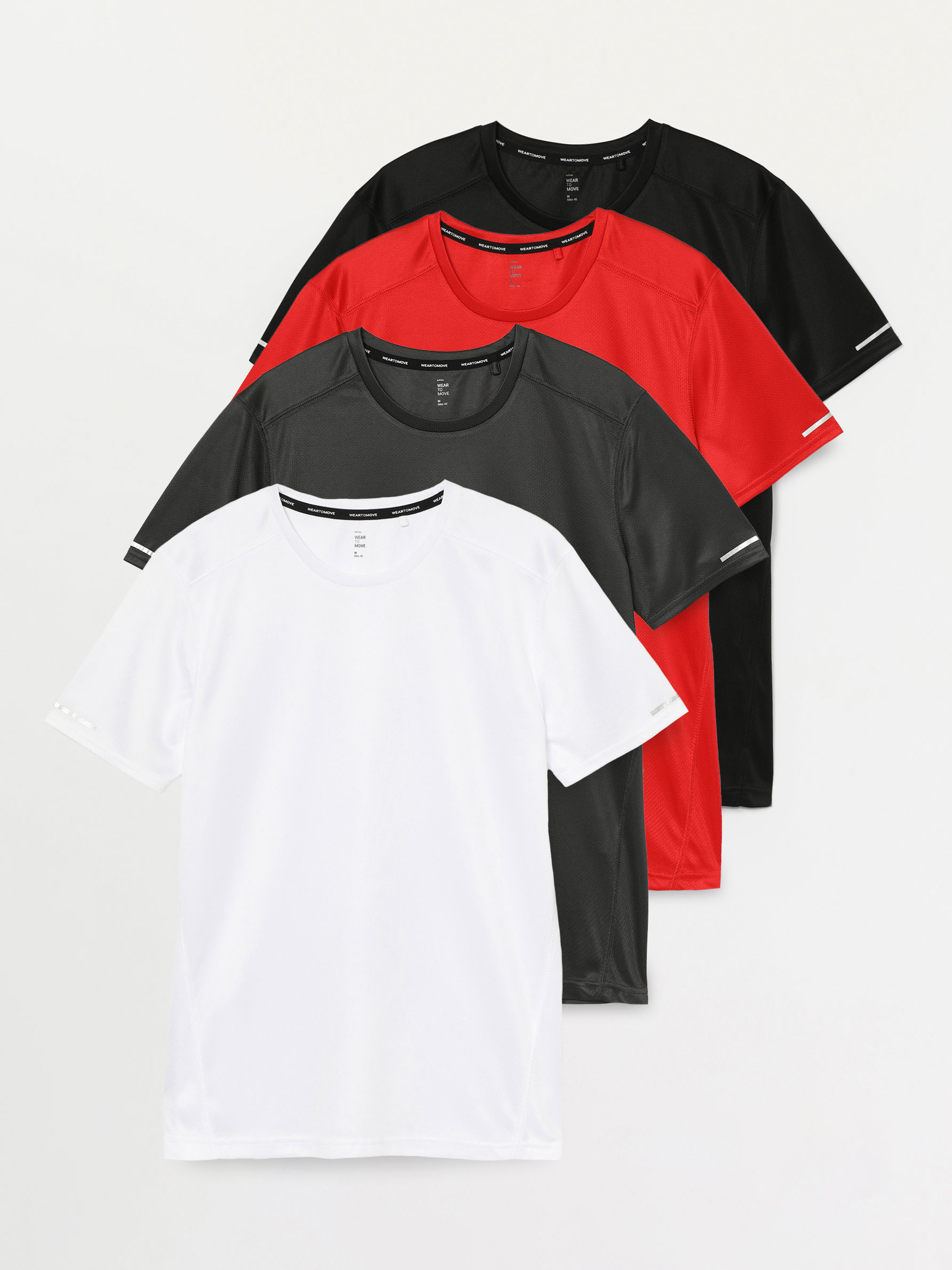 Pack de 4 camisetas de entrenamiento - ROPA DEPORTIVA - TODA LA COLECCIÓN -  HOMBRE - | Lefties ESPAÑA
