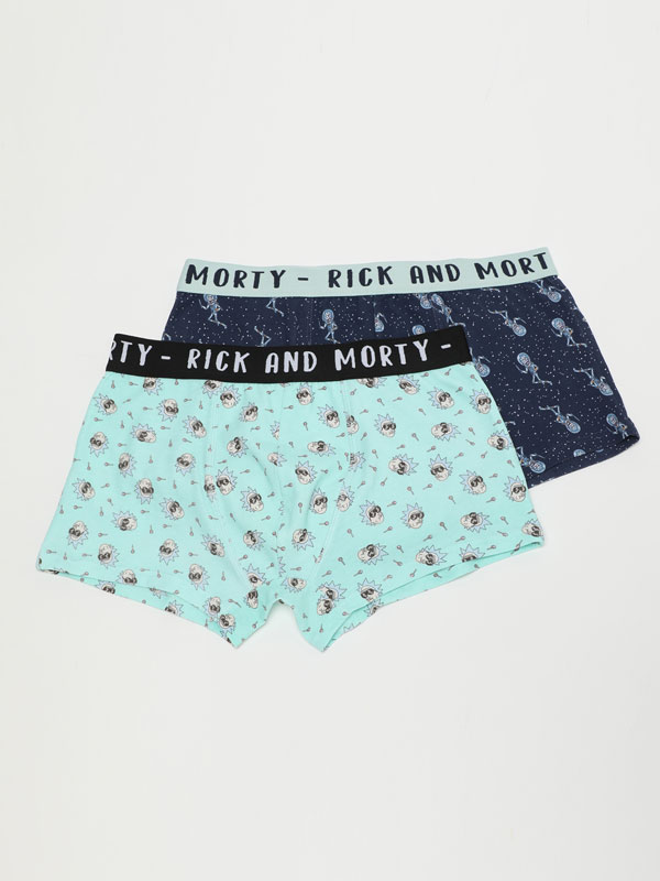 Pack of 2 Rick & Morty ™ & © Cartoon Network briefs
