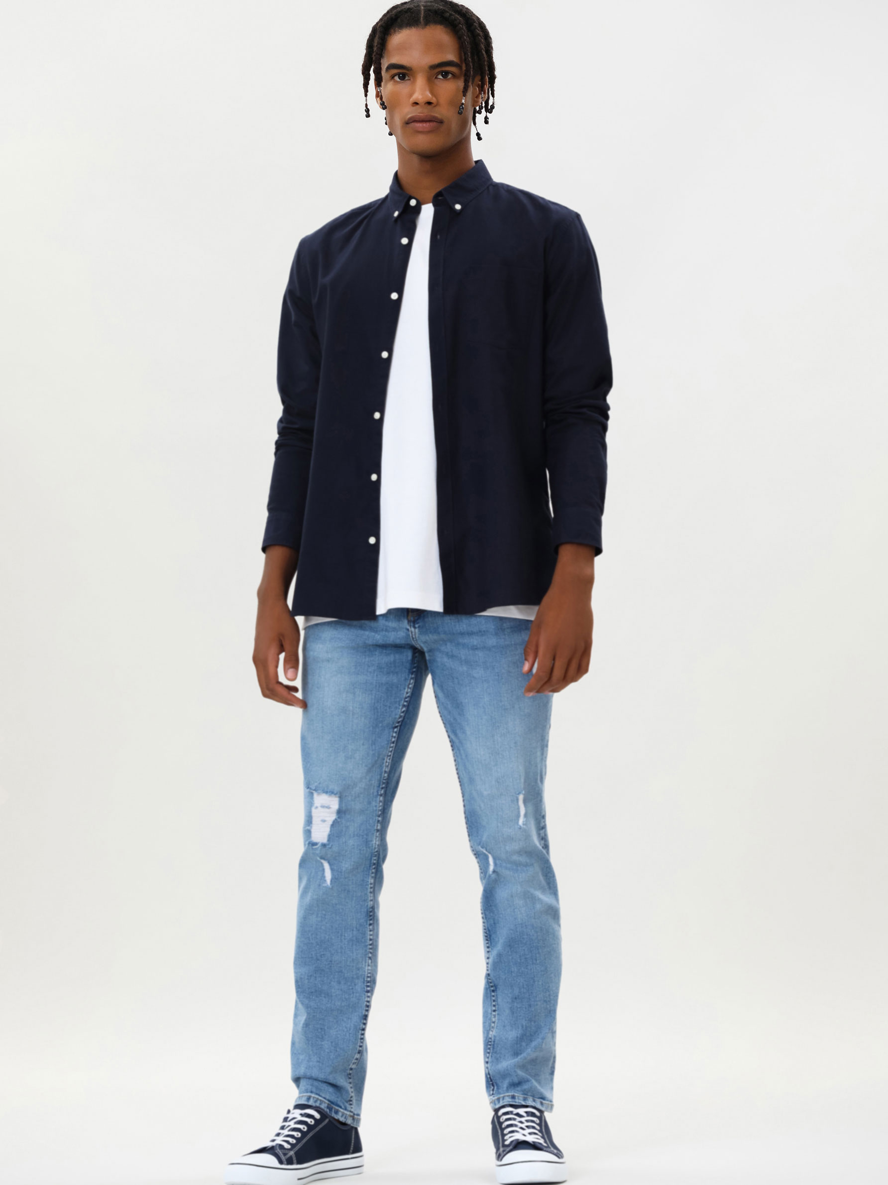 Tapered comfort fit jeans - Slim Comfort Fit Jeans - JEANS - THE ENTIRE  COLLECTION - MAN - | Lefties Oman