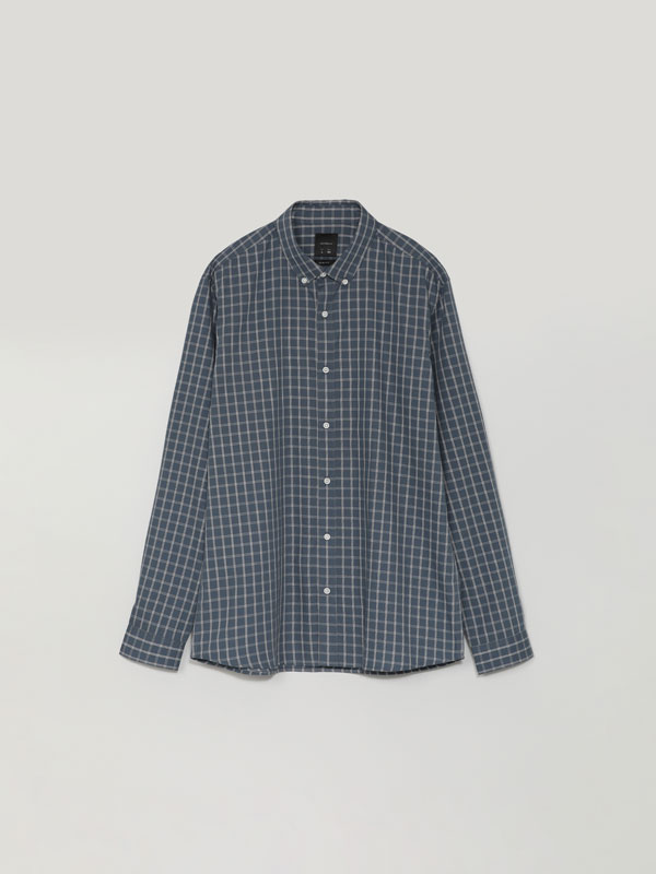 Easy-iron check shirt