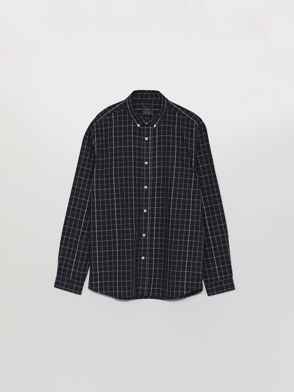 Easy-iron check shirt