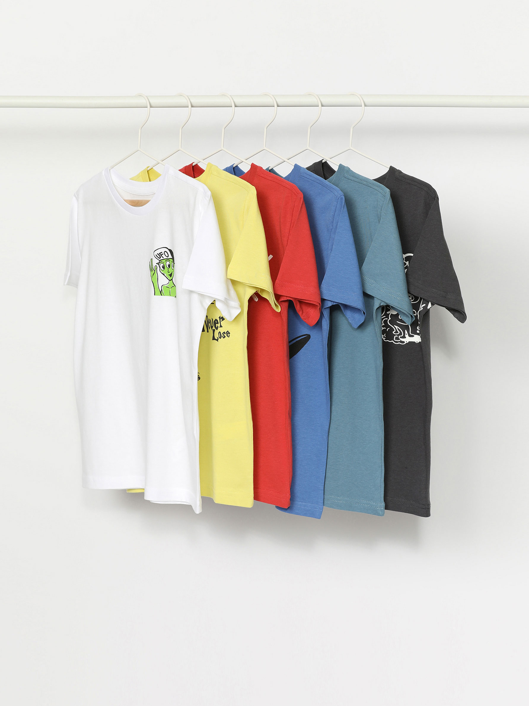6-PACK OF PRINTED SHORT SLEEVE T-SHIRTS