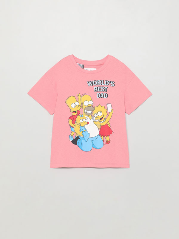 T-shirt para menina com estampado The Simpsons™