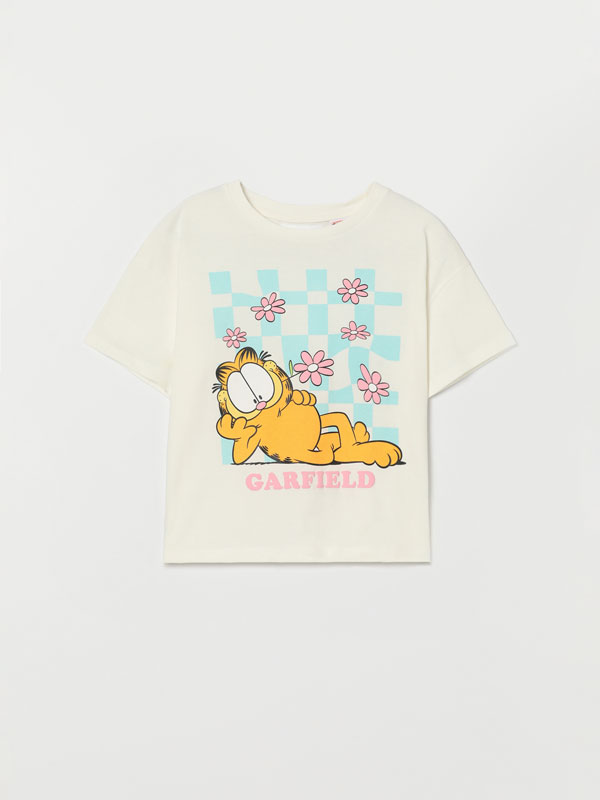 T-shirt estampada Garfield ©Nickelodeon
