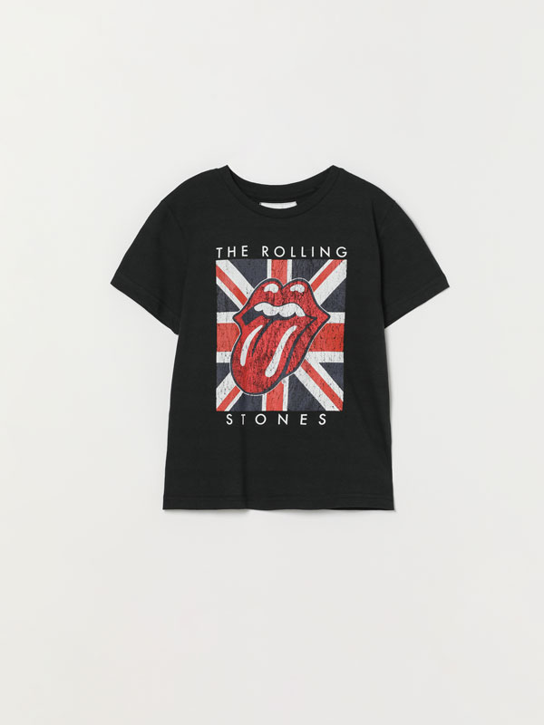 T-shirt de manga curta com estampado dos Rolling Stones ©Universal