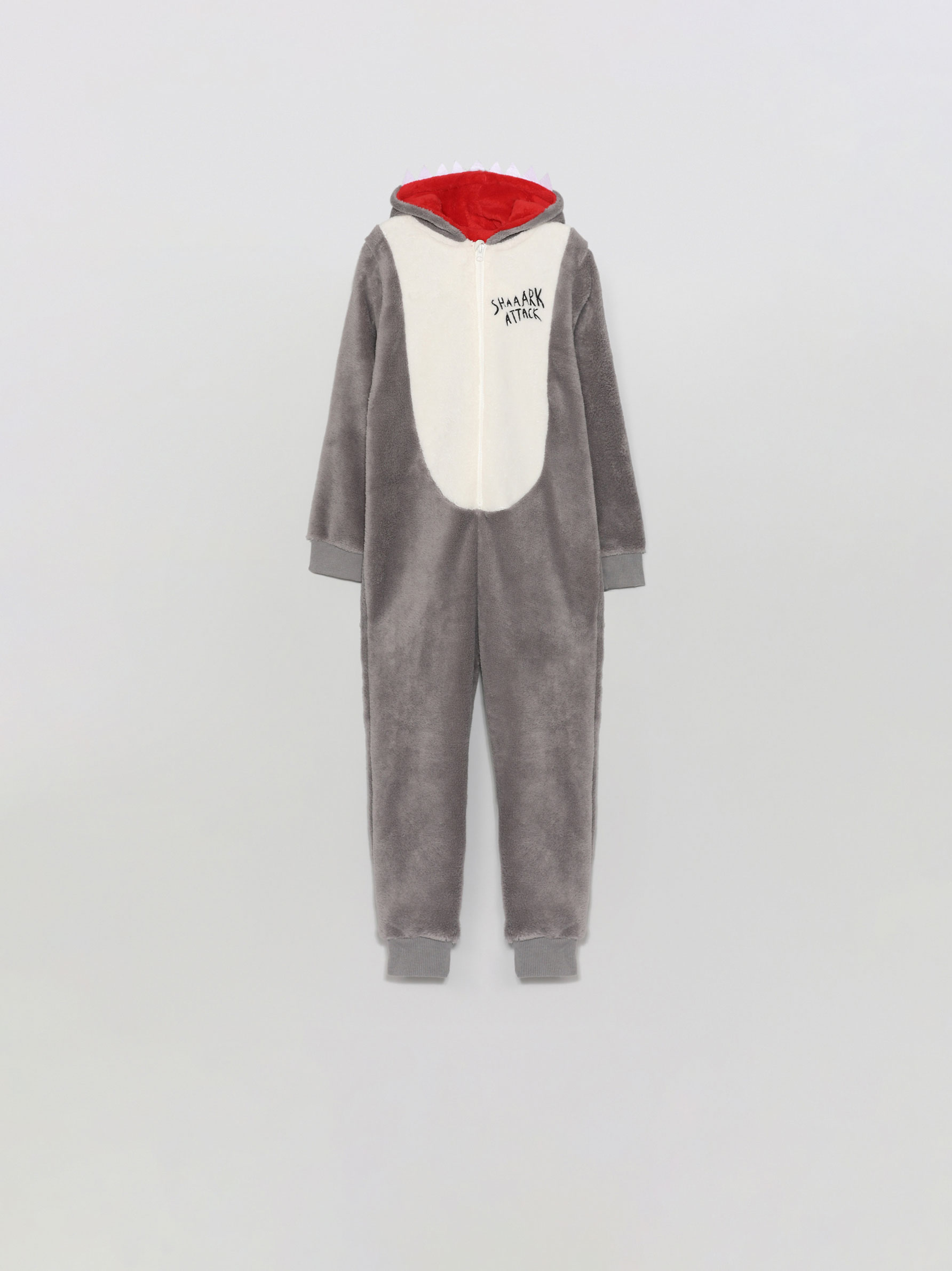 Mono de pijama tiburón de pelito - NOVEDADES - NIÑA | 4- 14 años - NIÑOS -  | Lefties ESPAÑA