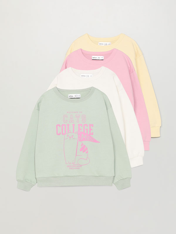 Sudaderas de niña | Lefties Nueva Colección