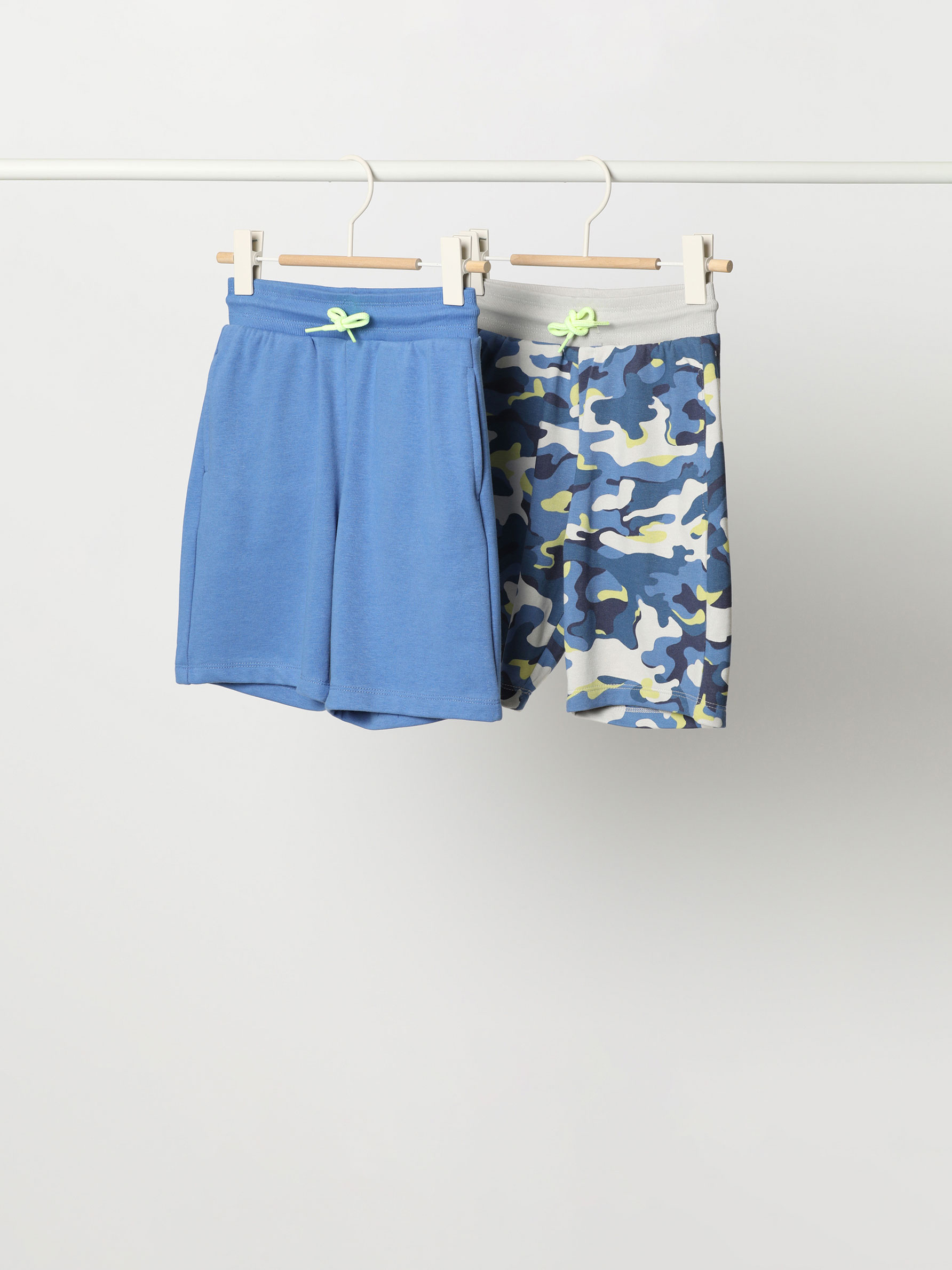 Pack de 2 bermudas de chándal combinadas - Bermudas Deportivas - ROPA  DEPORTIVA - TODA LA COLECCIÓN - NIÑO | 4- 14 años - NIÑOS - | Lefties ESPAÑA