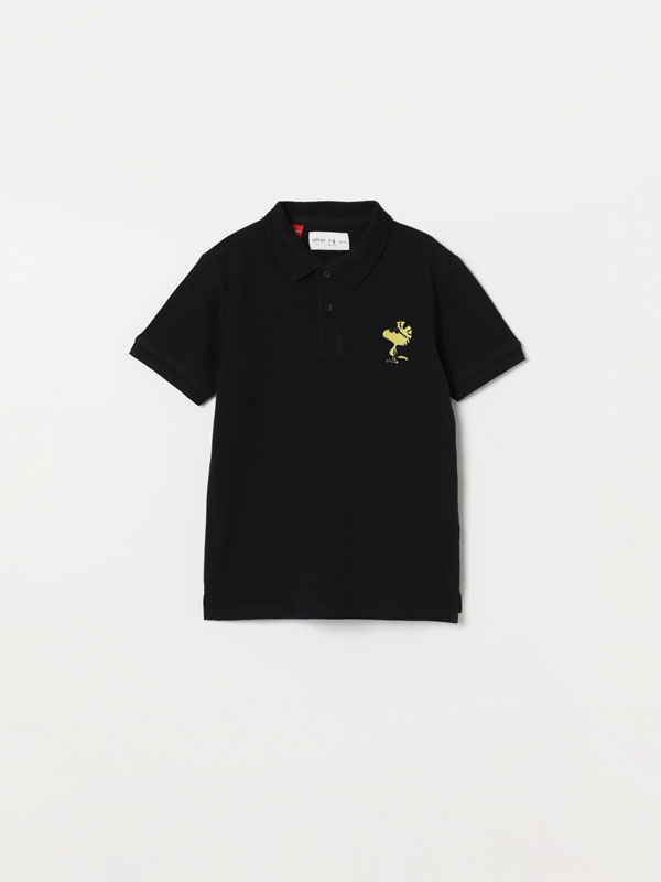 Short sleeve Snoopy Peanuts™ polo shirt