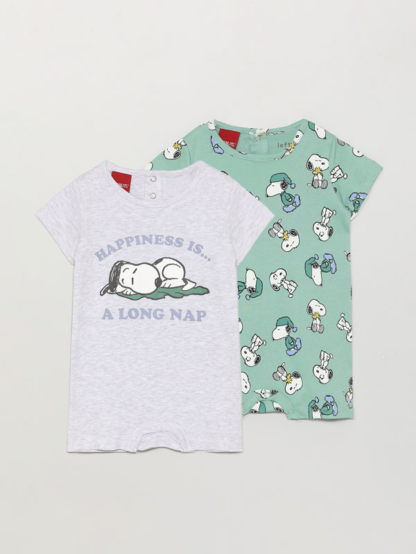 Pijama estanpatuak, Snoopy Peanuts™, 2ko pack-a