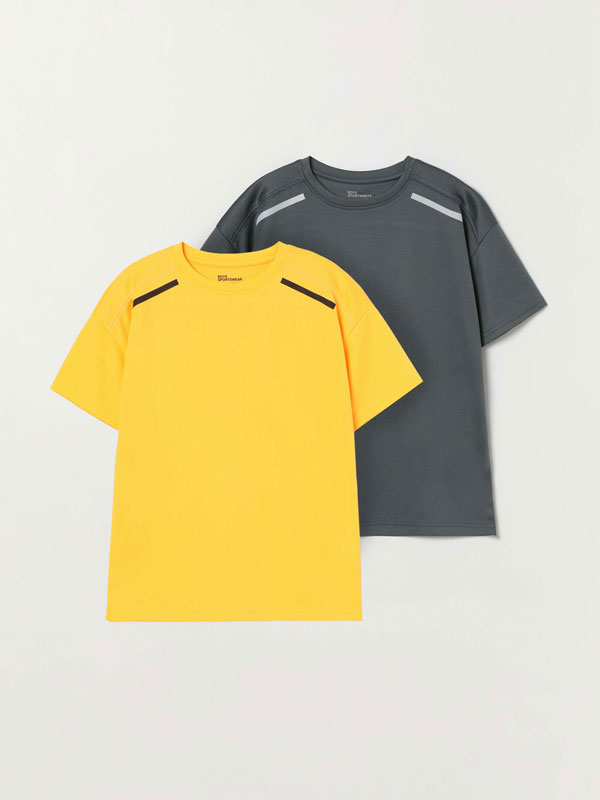 Pack of 2 sports T-shirt