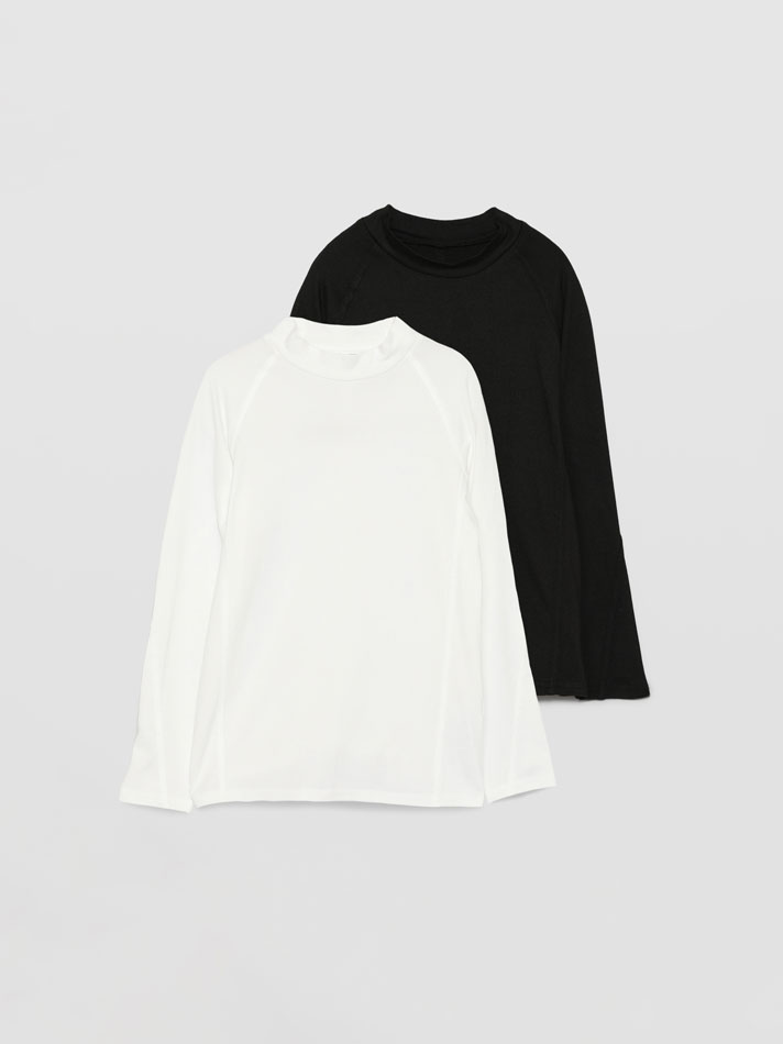 high neck sports t shirt