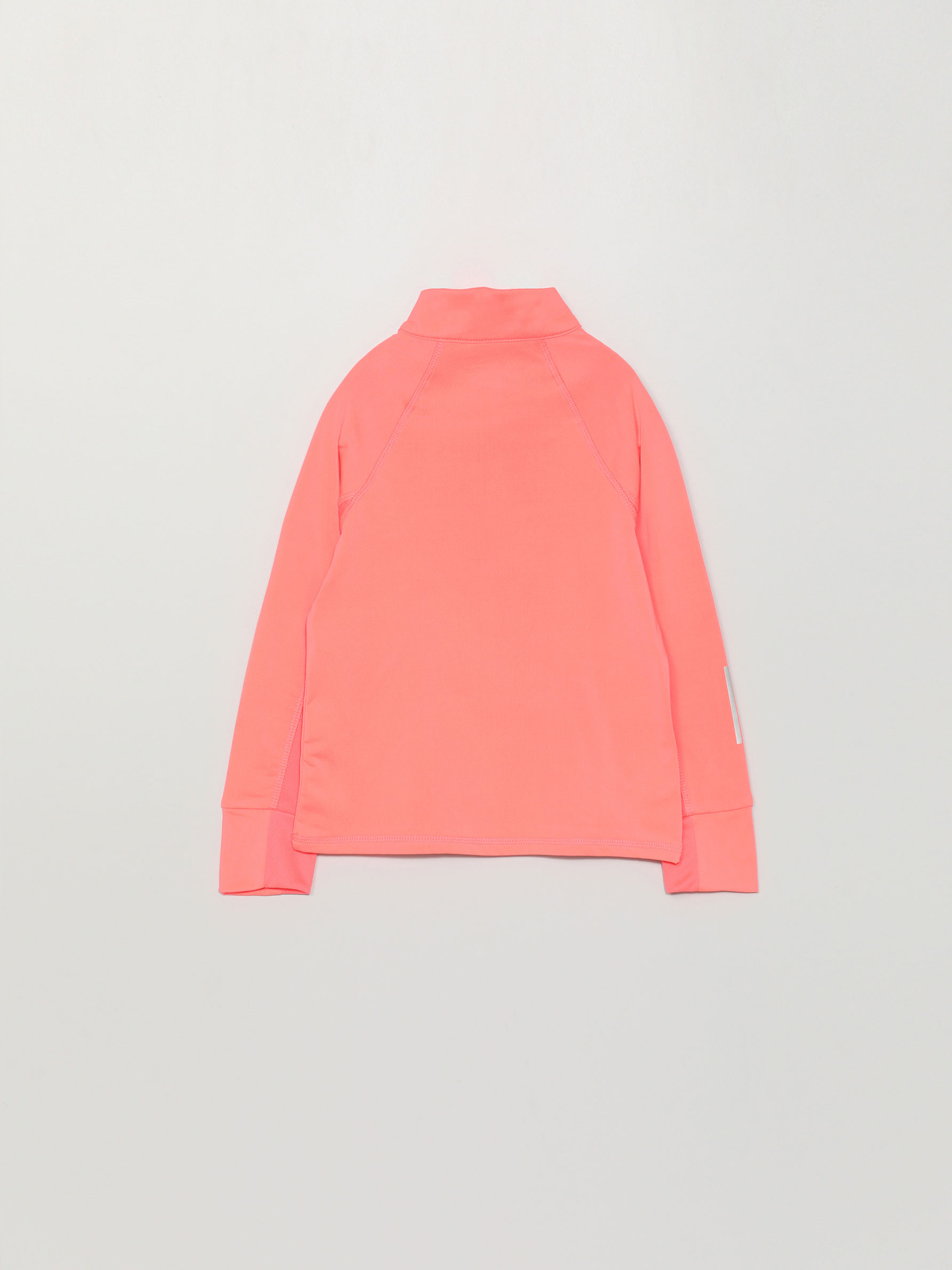 Soft-touch sports top with zip collar 