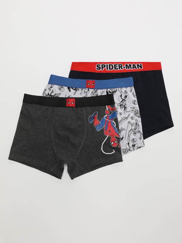 Pack De 3 Calzóns Boxer Spiderman ©marvel