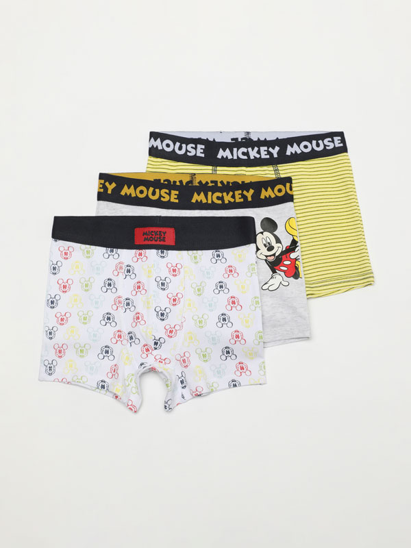 Pack de 3 calzóns boxer estampado Mickey ©DISNEY