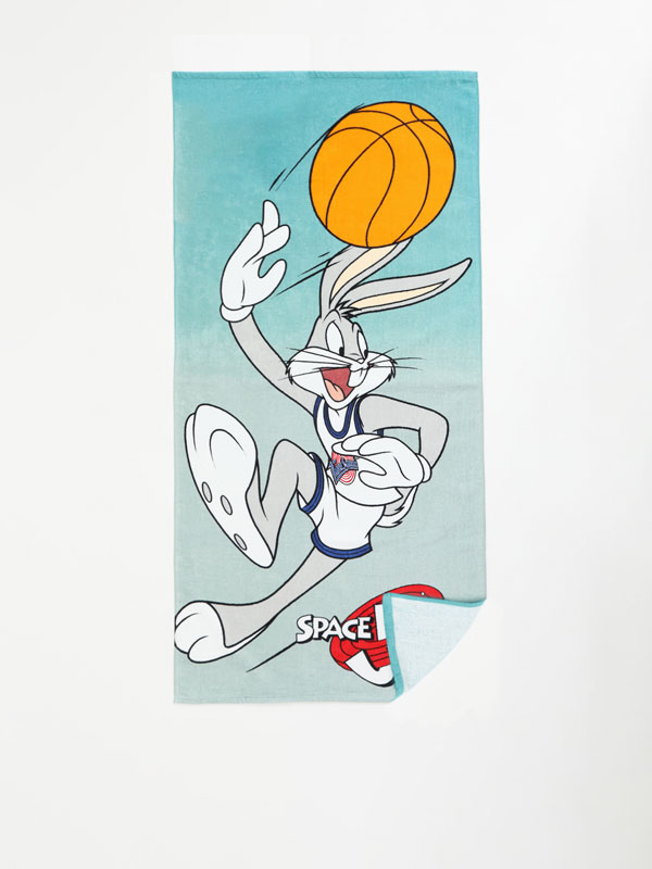 Bugs Bunny Looney Tunes © &™ WARNER BROS printed towel