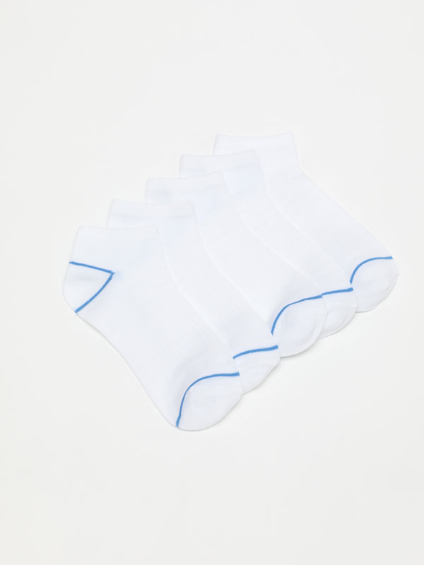 Pack de 5 pares de calcetíns microfibra