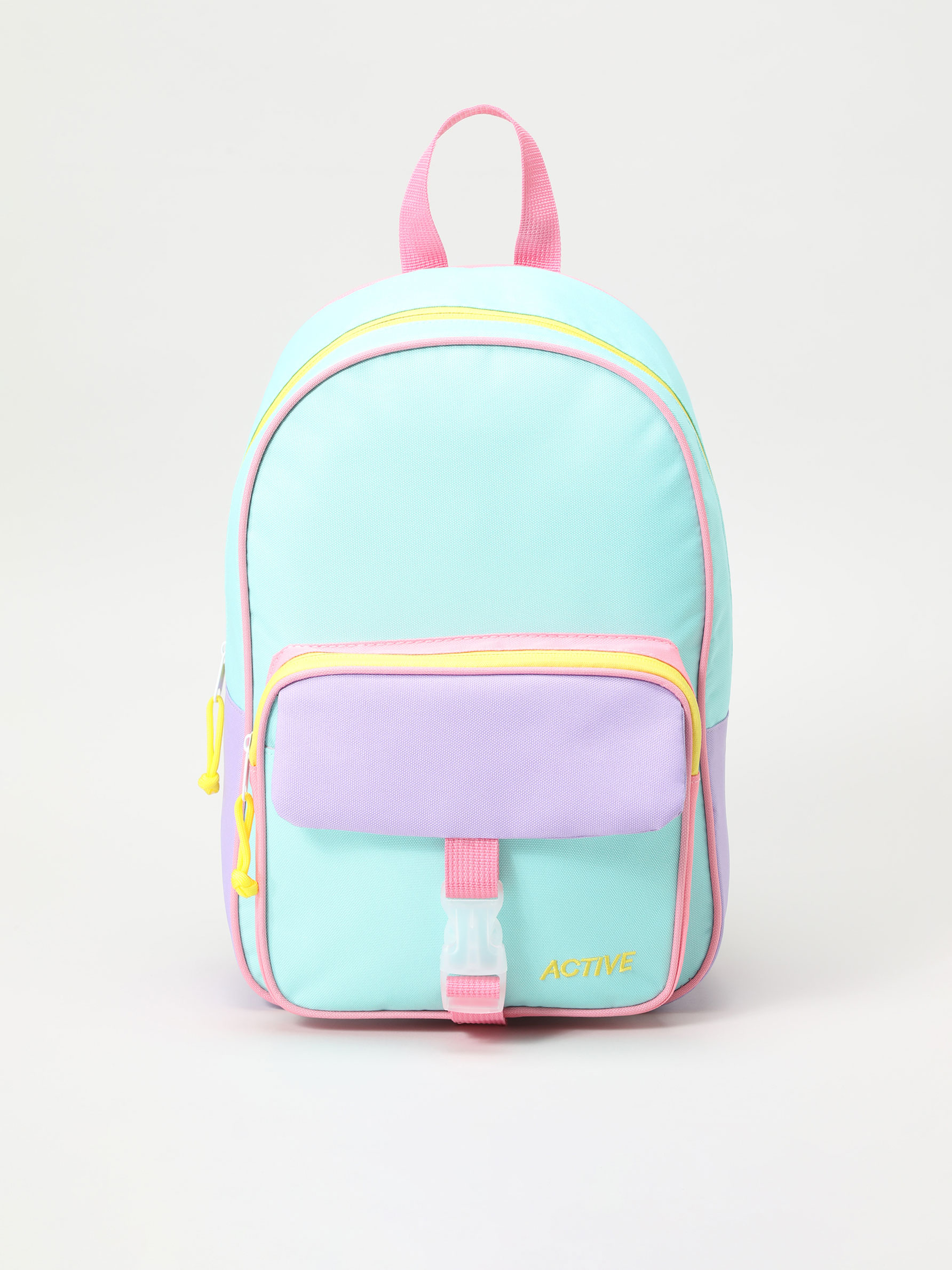 multicoloured backpack