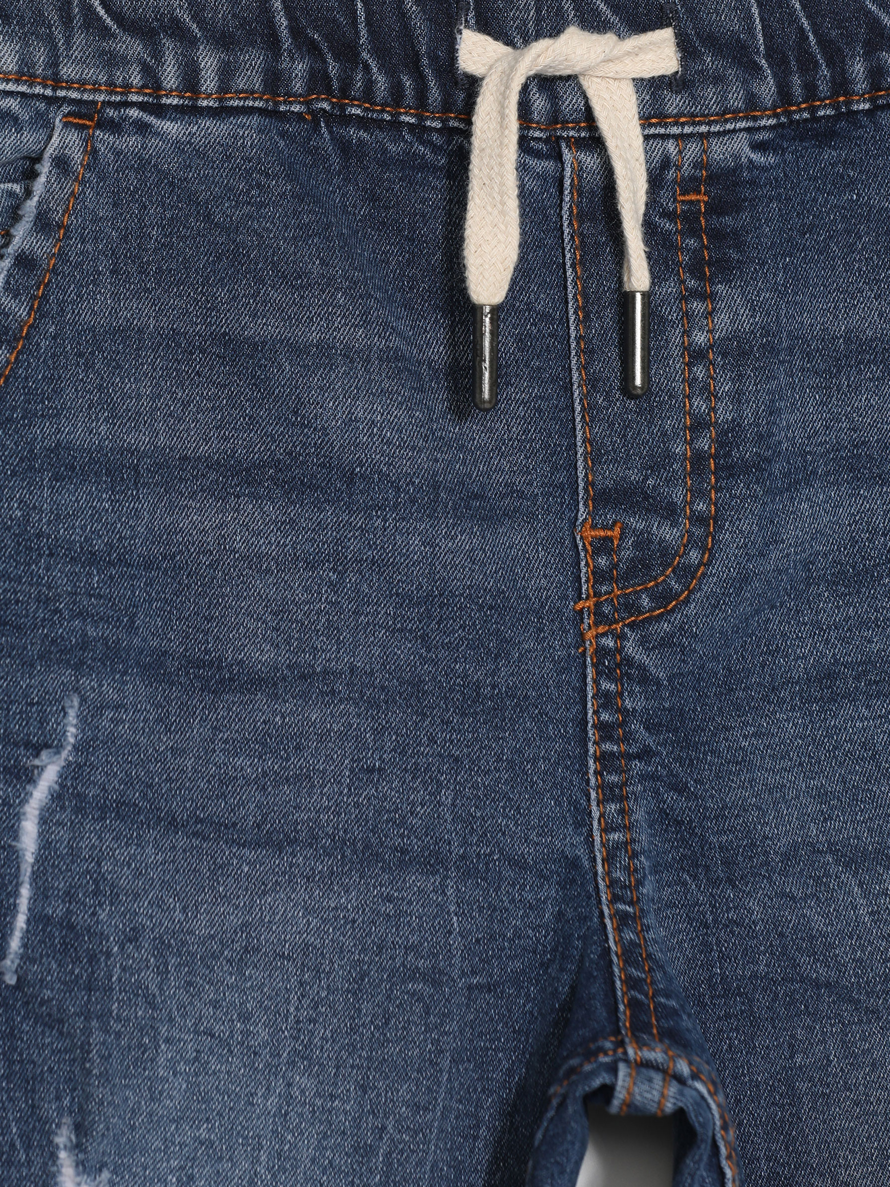 Jeans | Jeans Jogger Parches Y Rotos Azul | Bershka Hombre – Acro Marco