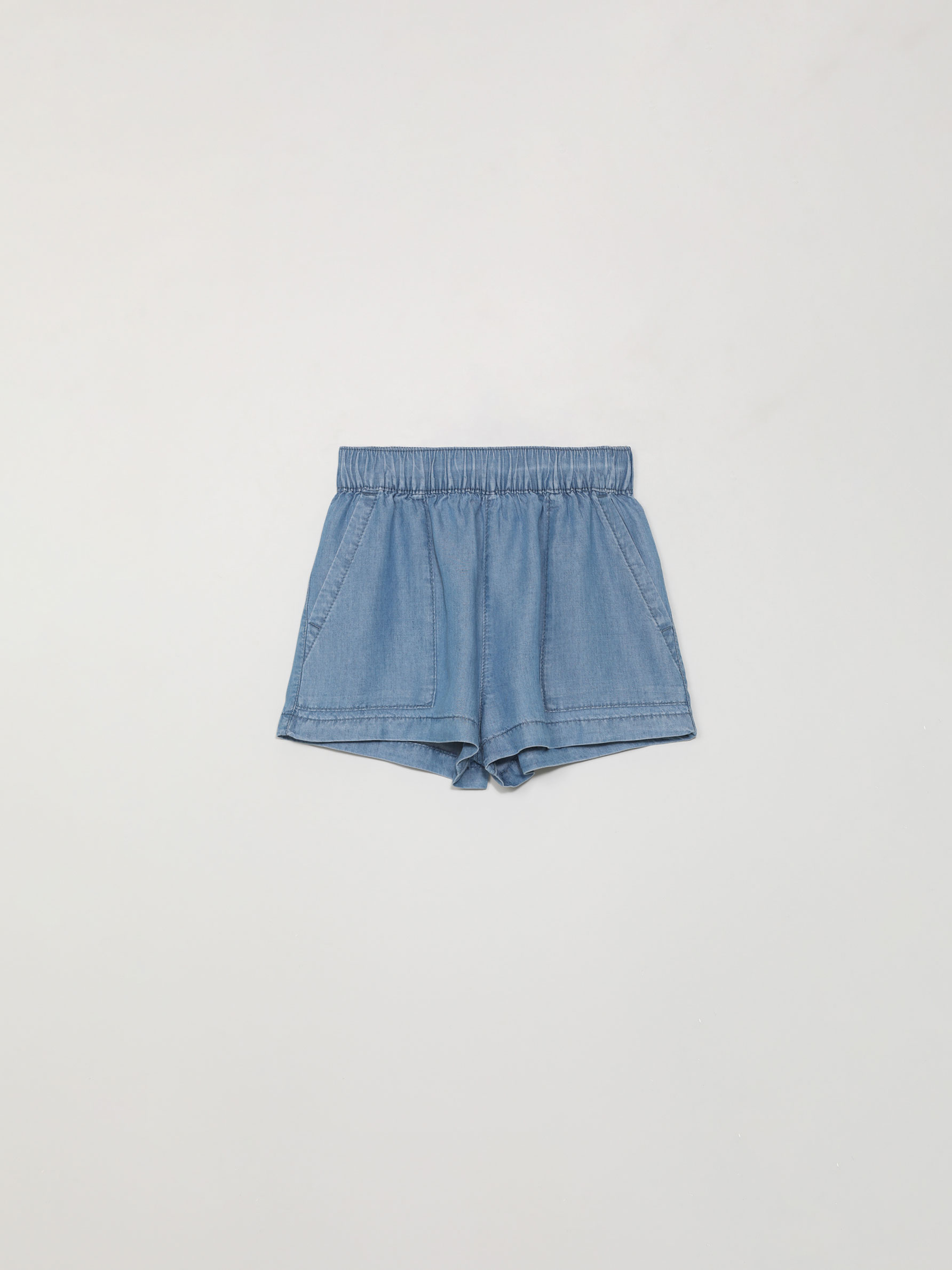 lightweight denim shorts