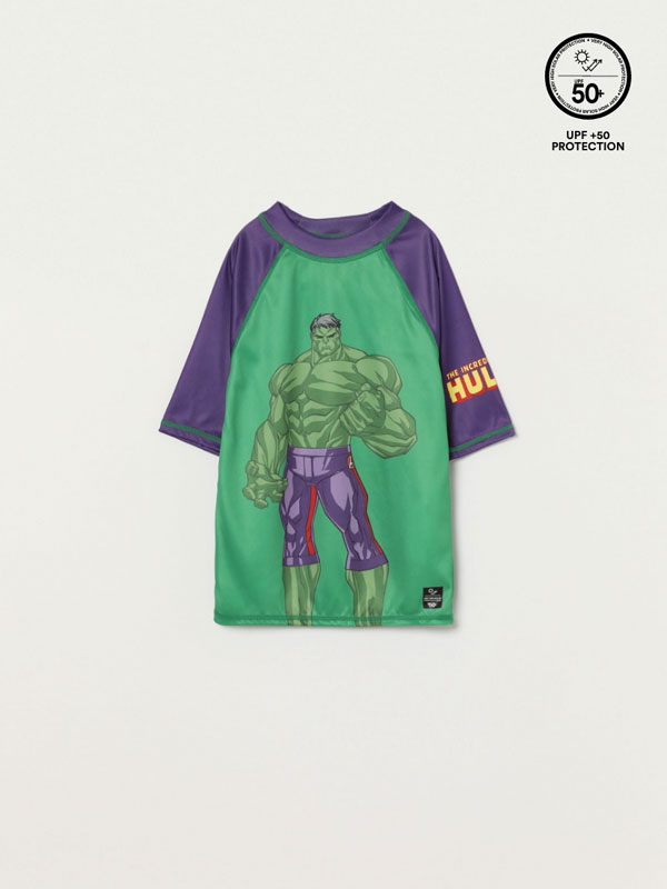 Camiseta surf Hulk ©Marvel UPF 50