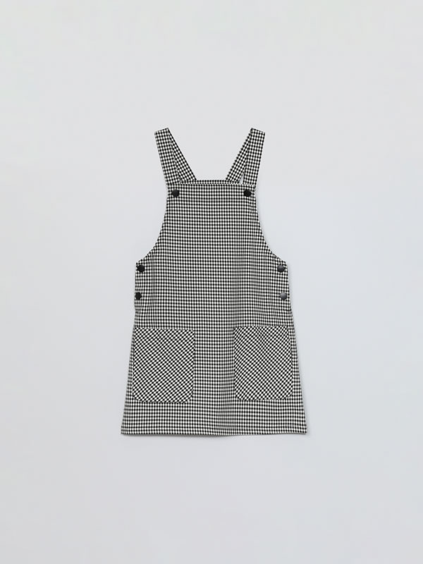 Printed pinafore dress