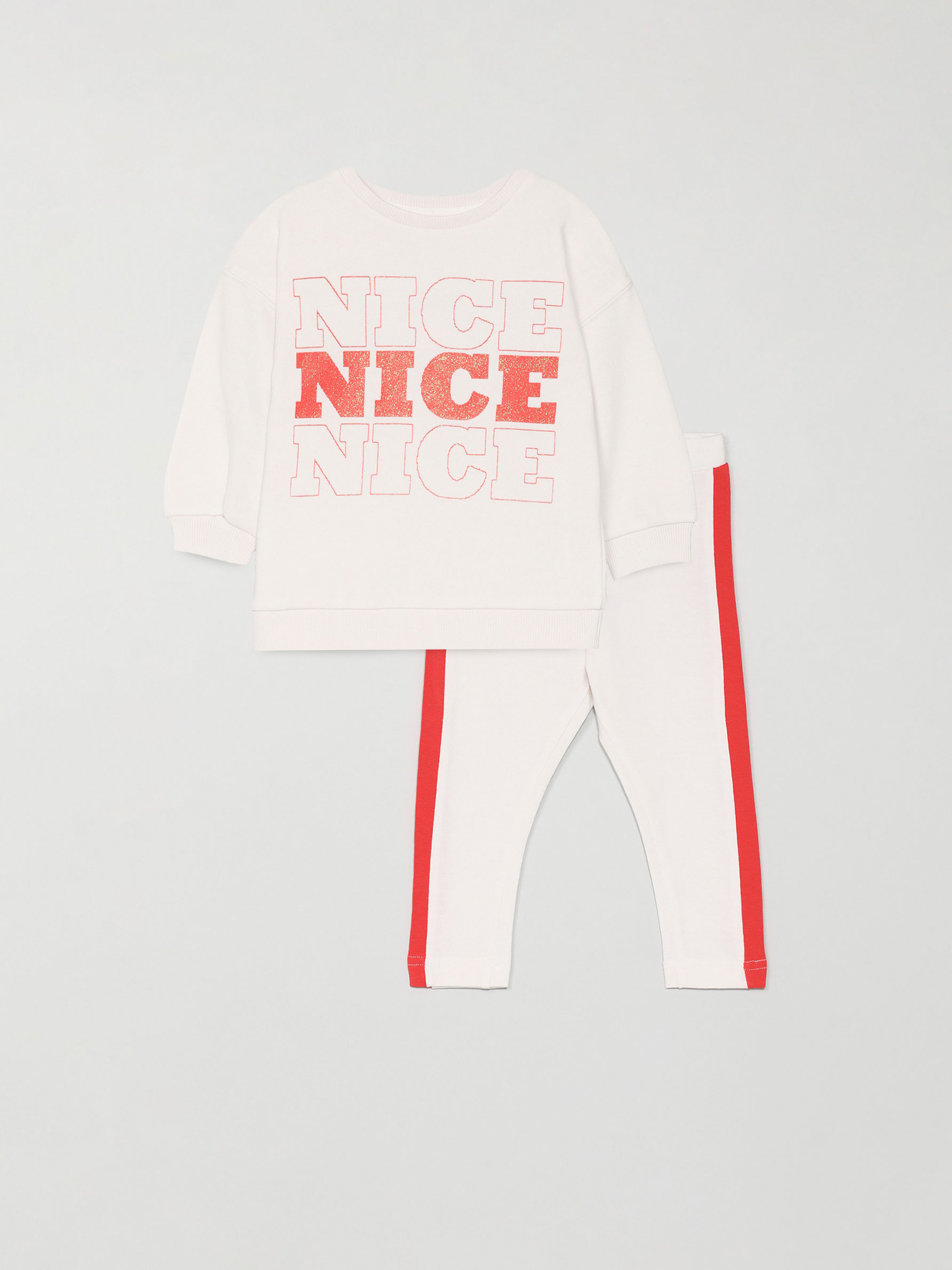 Basic sweatshirt and trousers set 