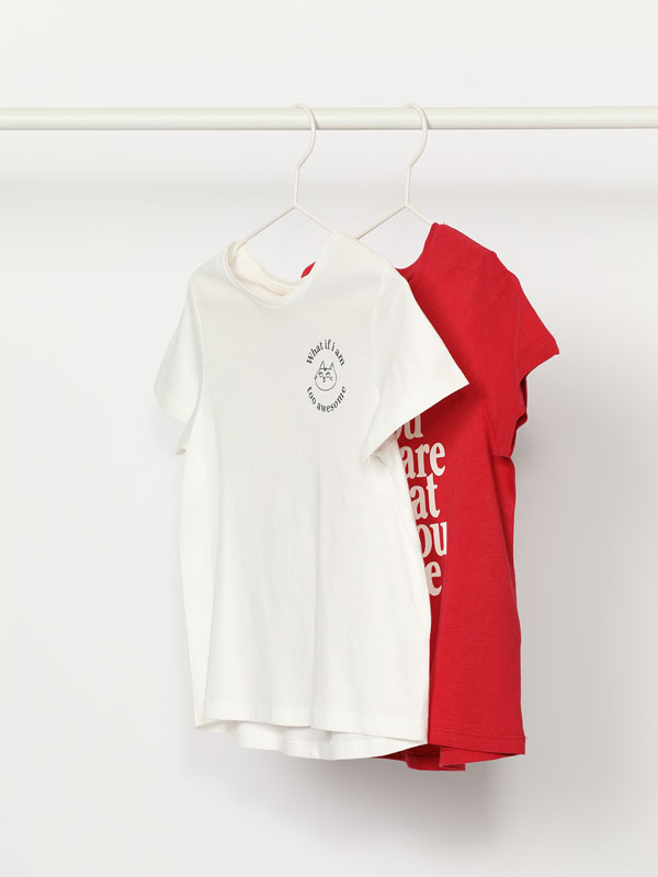 2-pack of printed short sleeve t-shirts