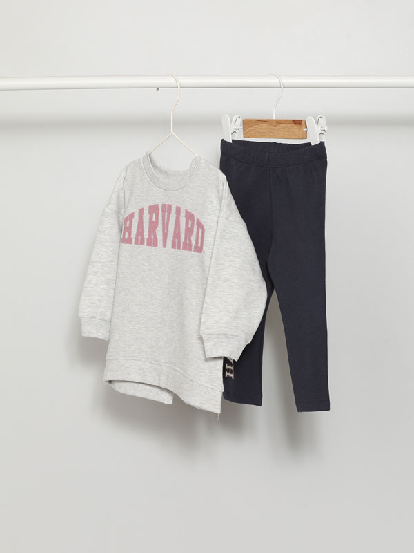 Harvard ® University sweatshirt and leggings set