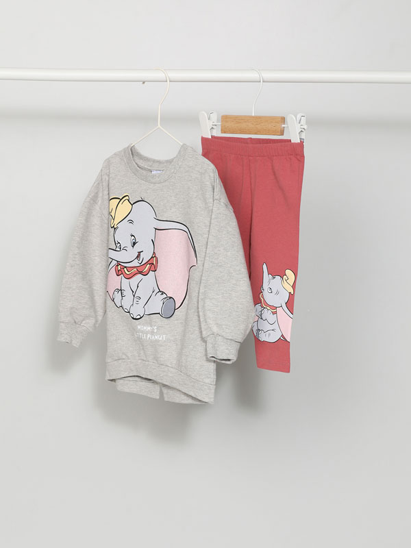 Dumbo ©Disney sweatshirt and leggings set.