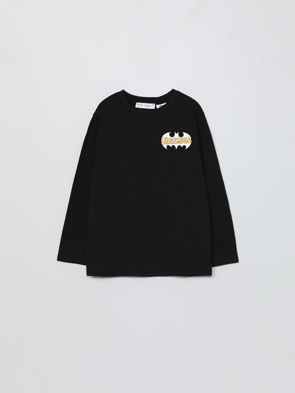 Camiseta de manga longa de Batman ©DC