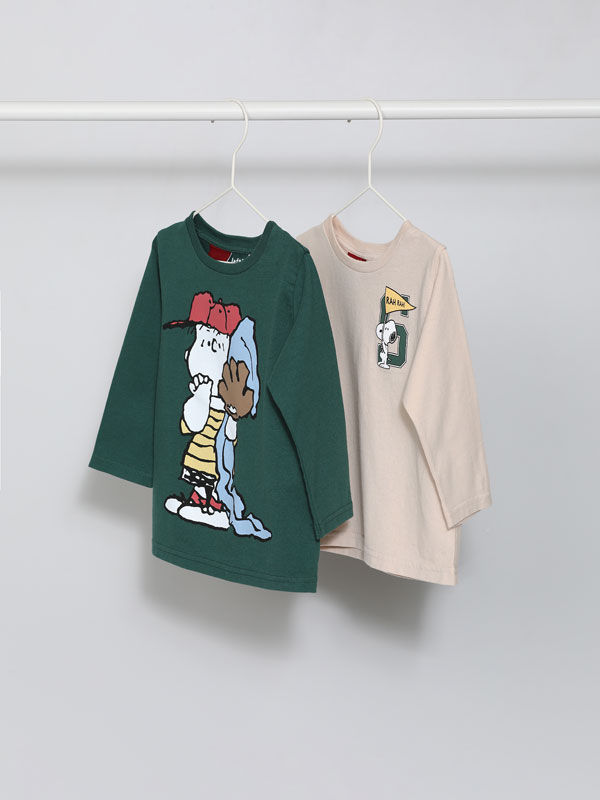 Pack de 2 camisetas de manga longa Snoopy Peanuts™